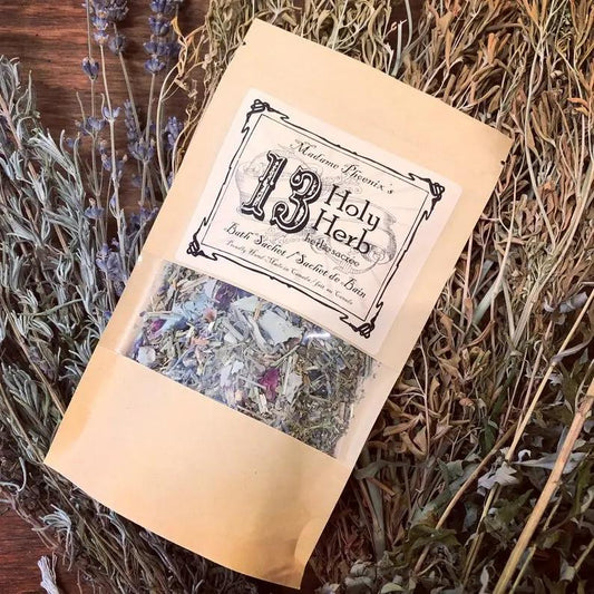 13 Holy Herb Spiritual Bath Sachet Madame Phoenix Online