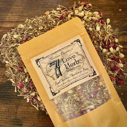 7 Love Herb Spiritual Bath Sachet Madame Phoenix Online